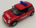 MINI COOPER 1300 straż 1:34 Welly 49766F