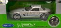 Mercedes-Benz SLS AMG srebrny 1:34 Welly 43627F