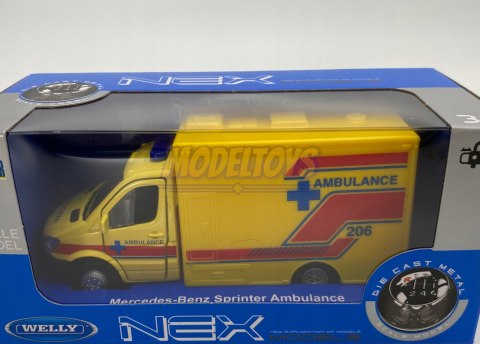 Mercedes-Benz Sprinter Ambulance 1:34 Welly Mercedes-Benz Sprinter Ambulance 1:34 Welly