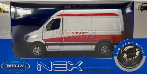 Mercedes-Benz Sprinter Panel Van 1:34 Welly 43730F Mercedes-Benz Sprinter Panel Van 1:34 Welly 43730F