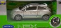 Opel Corsa OPC srebrny 1:34 Welly 42363F