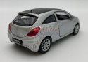 Opel Corsa OPC srebrny 1:34 Welly 42363F