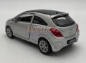 Opel Corsa OPC srebrny 1:34 Welly 42363F