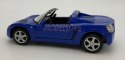 Opel Speedster 2001 niebieski 1:34 Welly 42332F