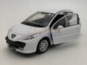 Peugeot 207 biały 1:34 Welly 42370F