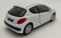 Peugeot 207 biały 1:34 Welly 42370F