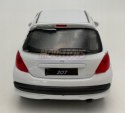 Peugeot 207 biały 1:34 Welly 42370F