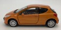 Peugeot 207 pomarańcz 1:34 Welly 42370F