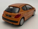 Peugeot 207 pomarańcz 1:34 Welly 42370F