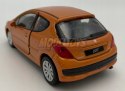 Peugeot 207 pomarańcz 1:34 Welly 42370F