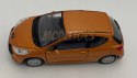 Peugeot 207 pomarańcz 1:34 Welly 42370F