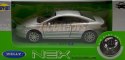 Peugeot 407 Coupe srebrny 1:34 Welly 42368F