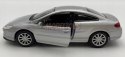 Peugeot 407 Coupe srebrny 1:34 Welly 42368F