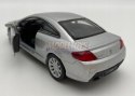 Peugeot 407 Coupe srebrny 1:34 Welly 42368F