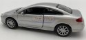 Peugeot 407 Coupe srebrny 1:34 Welly 42368F