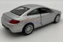 Peugeot 407 Coupe srebrny 1:34 Welly 42368F