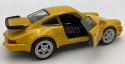 Porsche 911 Turbo żółte 1:34 Welly 43661F