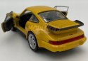 Porsche 911 Turbo żółte 1:34 Welly 43661F