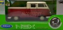 VW T1 Double Cabin Pick Up red 1:34 Welly 43603F