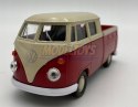 VW T1 Double Cabin Pick Up red 1:34 Welly 43603F