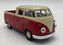 VW T1 Double Cabin Pick Up red 1:34 Welly 43603F