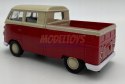 VW T1 Double Cabin Pick Up red 1:34 Welly 43603F