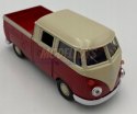 VW T1 Double Cabin Pick Up red 1:34 Welly 43603F