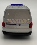 VW Transporter T6 Van policja 1:34 Welly 43762F