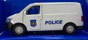 VW Transporter T6 Van policja 1:34 Welly 43762F