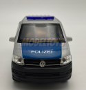 VW Transporter T6 Van policja 1:34 Welly 43762F