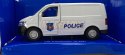 VW Transporter T6 Van policja 1:34 Welly 43762F