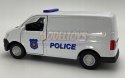 VW Transporter T6 Van policja 1:34 Welly 43762F