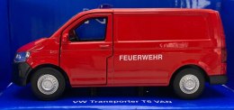 VW Transporter T6 Van straż 1:34 Welly 43762F