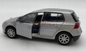 Volkswagen Golf V srebrny 1:34 Welly 42361F