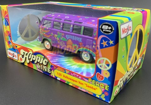 Volkswagen SAMBA Hippie ogórek 1:25 Maisto 32301 Volkswagen SAMBA Hippie ogórek 1:25 Maisto 32301
