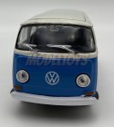 Volkswagen T2 Bus 1972 niebieski 1:34 Welly 42347F