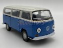 Volkswagen T2 Bus 1972 niebieski 1:34 Welly 42347F