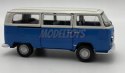 Volkswagen T2 Bus 1972 niebieski 1:34 Welly 42347F