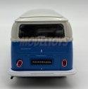 Volkswagen T2 Bus 1972 niebieski 1:34 Welly 42347F