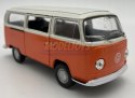 Volkswagen T2 Bus 1972 pomarańcz 1:34 Welly 42347F