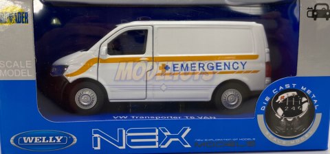 Volkswagen Transporter T6 Van 1:34 Welly 43762F Volkswagen Transporter T6 Van 1:34 Welly 43762F