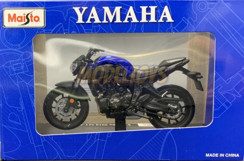 YAMAHA MT-07 2018 model na podstawce 1:18 Maisto YAMAHA MT-07 2018 model na podstawce 1:18 Maisto