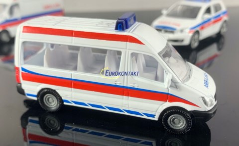 AMBULANS SET 3 szt.WERSJA POLSKA SIKU 1825 AMBULANS SET 3 szt.WERSJA POLSKA SIKU 1825