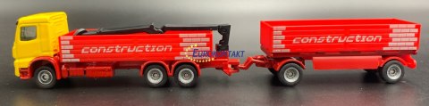 Ciężarówka budowlana Mercedes Arocs 1:87 SIKU 2797 Ciężarówka budowlana Mercedes Arocs 1:87 SIKU 2797