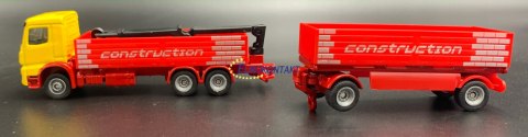 Ciężarówka budowlana Mercedes Arocs 1:87 SIKU 2797 Ciężarówka budowlana Mercedes Arocs 1:87 SIKU 2797