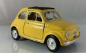 Fiat 500 f 1965 yellow 1:24 metalowy Bburago 22098