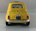 Fiat 500 f 1965 yellow 1:24 metalowy Bburago 22098