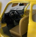 Fiat 500 f 1965 yellow 1:24 metalowy Bburago 22098