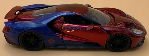 Ford GT 2017 Spiderman MARVEL JADA 1:24 + figurka Ford GT 2017 Spiderman MARVEL JADA 1:24 + figurka