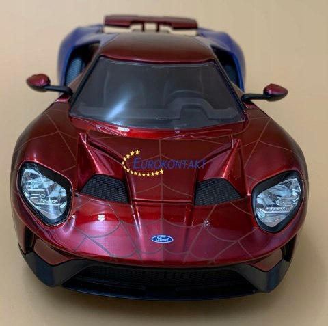 Ford GT 2017 Spiderman MARVEL JADA 1:24 + figurka Ford GT 2017 Spiderman MARVEL JADA 1:24 + figurka